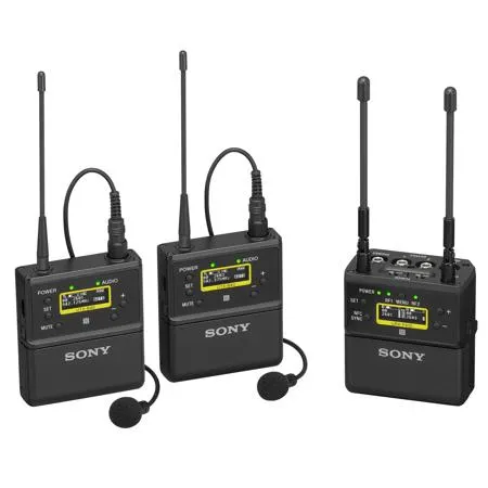 Sony Uwp-d27 2-ch Camera-mount Omni Lavalier Mic System, 90uc: 941.6 To 959.6mhz