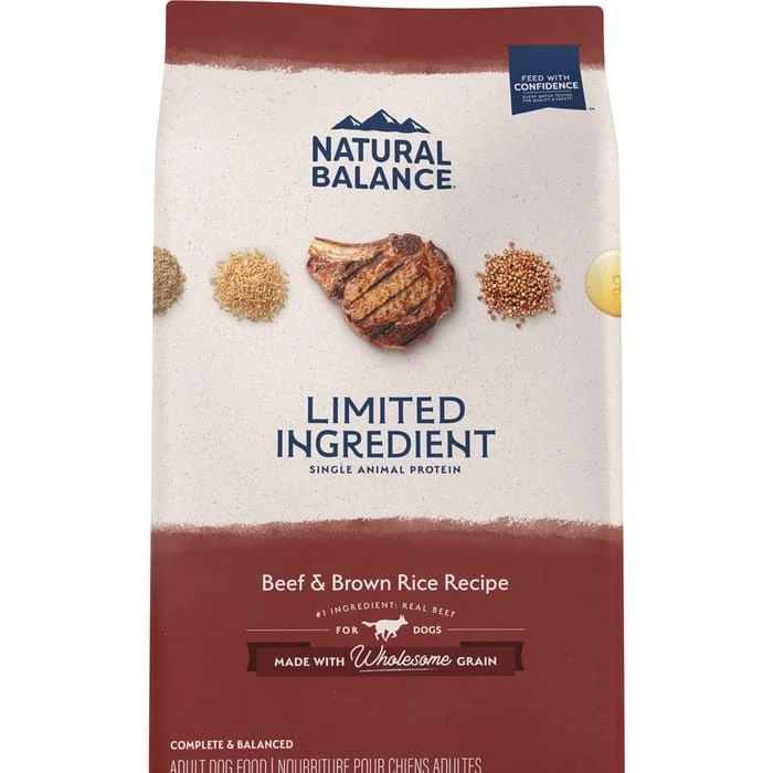 Natural Balance Limited Ingredient Beef & Brown Rice Recipe Dry Dog Food