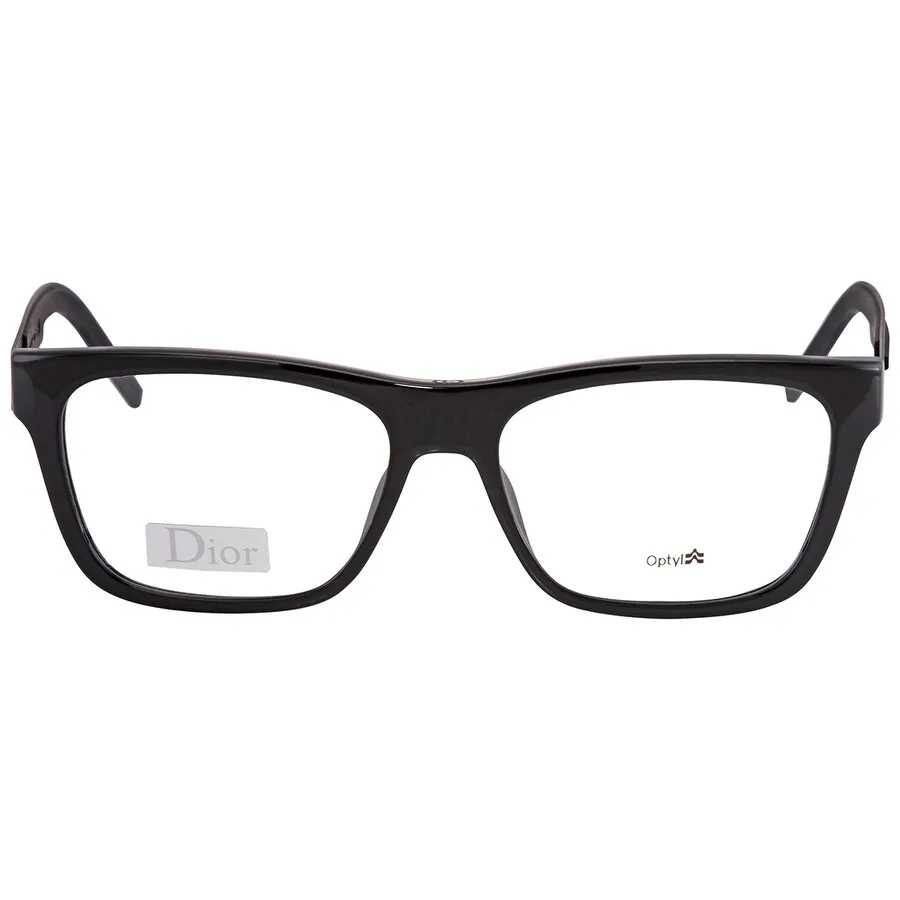 Dior Homme Demo Lens Rectangular Eyeglasses Blacktie184 0gvb 00v