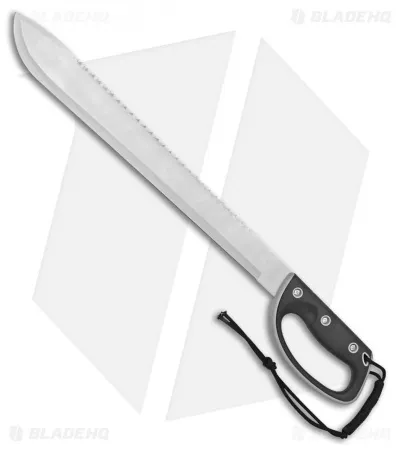 Rite Edge Hedge Smash Fixed Blade Machete Black Rubber (18" Satin)cn926813