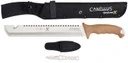 Camillus 19236-003 Carnivore 12 Silver Ti Bonded 440 Ss Blade, Brown Abs Handle, 18 Long Includes Sheath, Machete