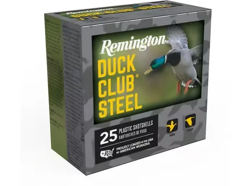 Remington 20ga 3 Inch 1oz 3 25rd Duck Club Steel Loads