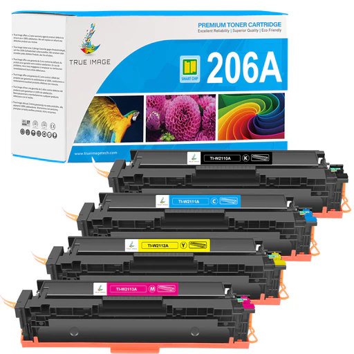 Hp Color Laserjet Pro Mfp M283fdw Toner - Chip-ready Compatible Hp 206a/206x Toner Set - Firmware-safe/206x High Yield/+ $15 For 5 Packs (2bk/c/m/y)