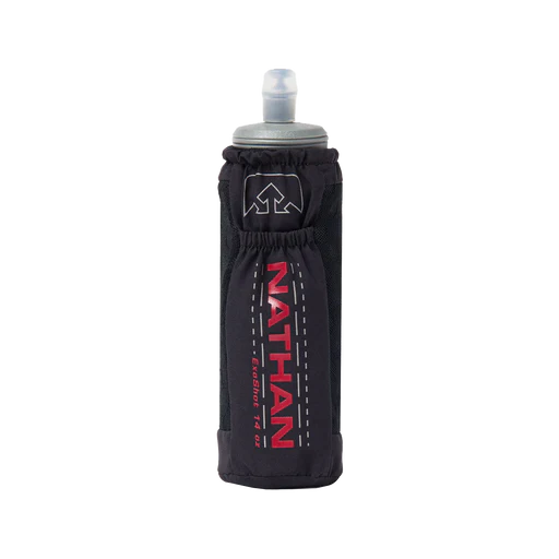 Nathan Exoshot 2 14oz - Black - Ribbon Red
