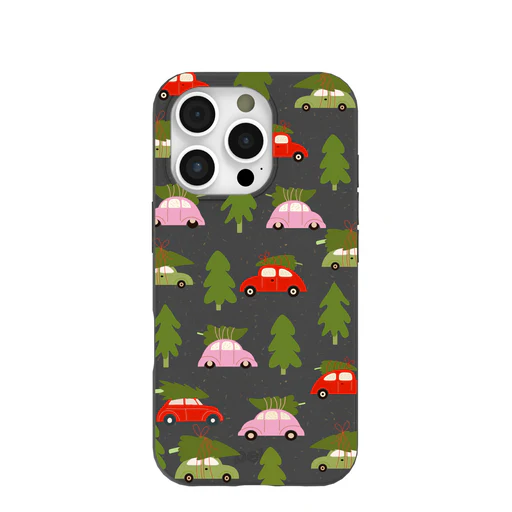 Black Holiday Caravan Iphone 16 Pro Case