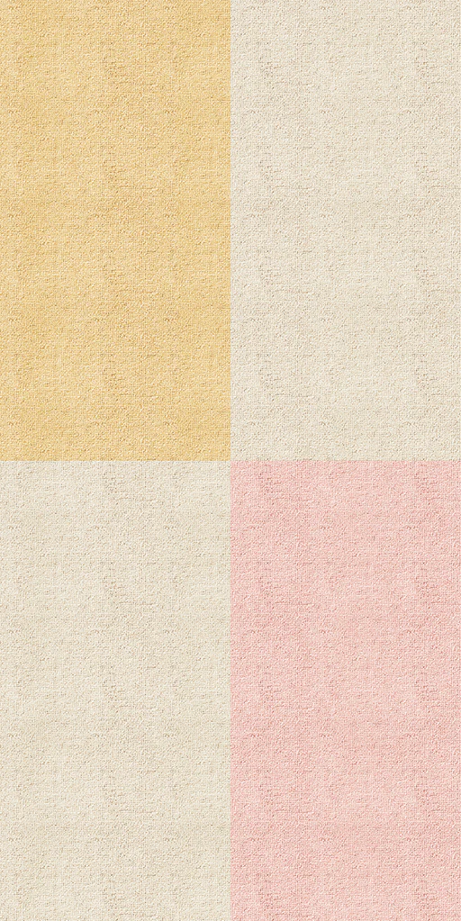 Building Blocks Vinyl Mat - 6'x9'/yellow Pink