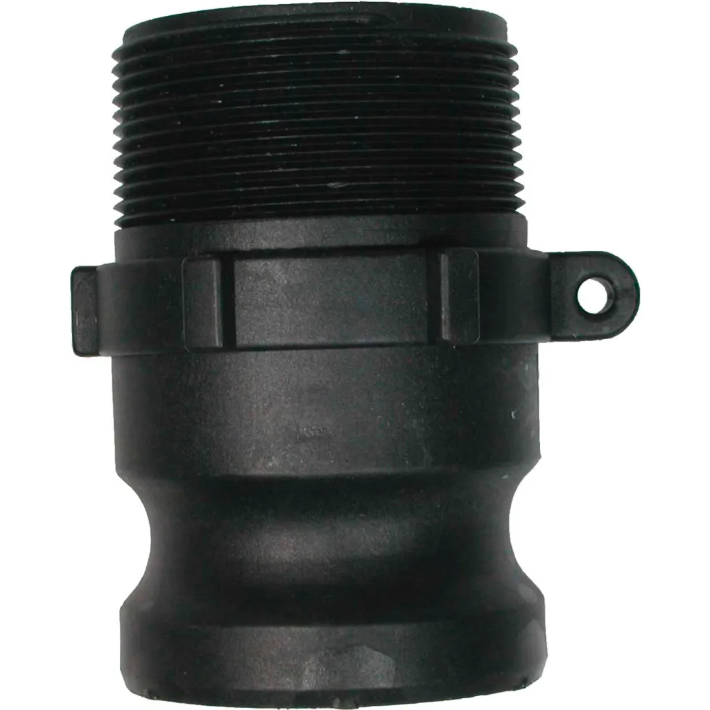 1-1/2" Polypropylene Camlock Fitting - Male Coupler X Mpt Thread