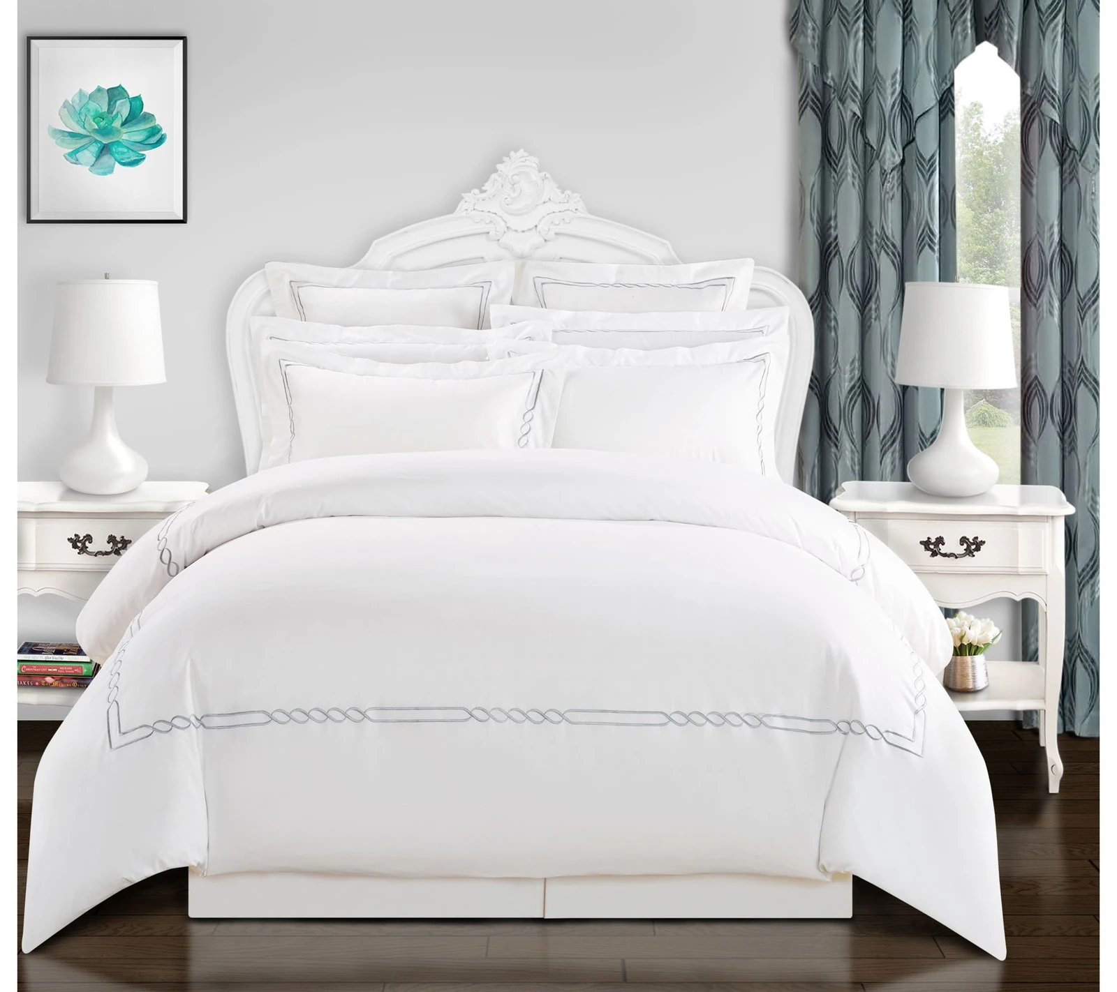 Superior Lorenz Cotton Duvet Covers, Twin/twinl