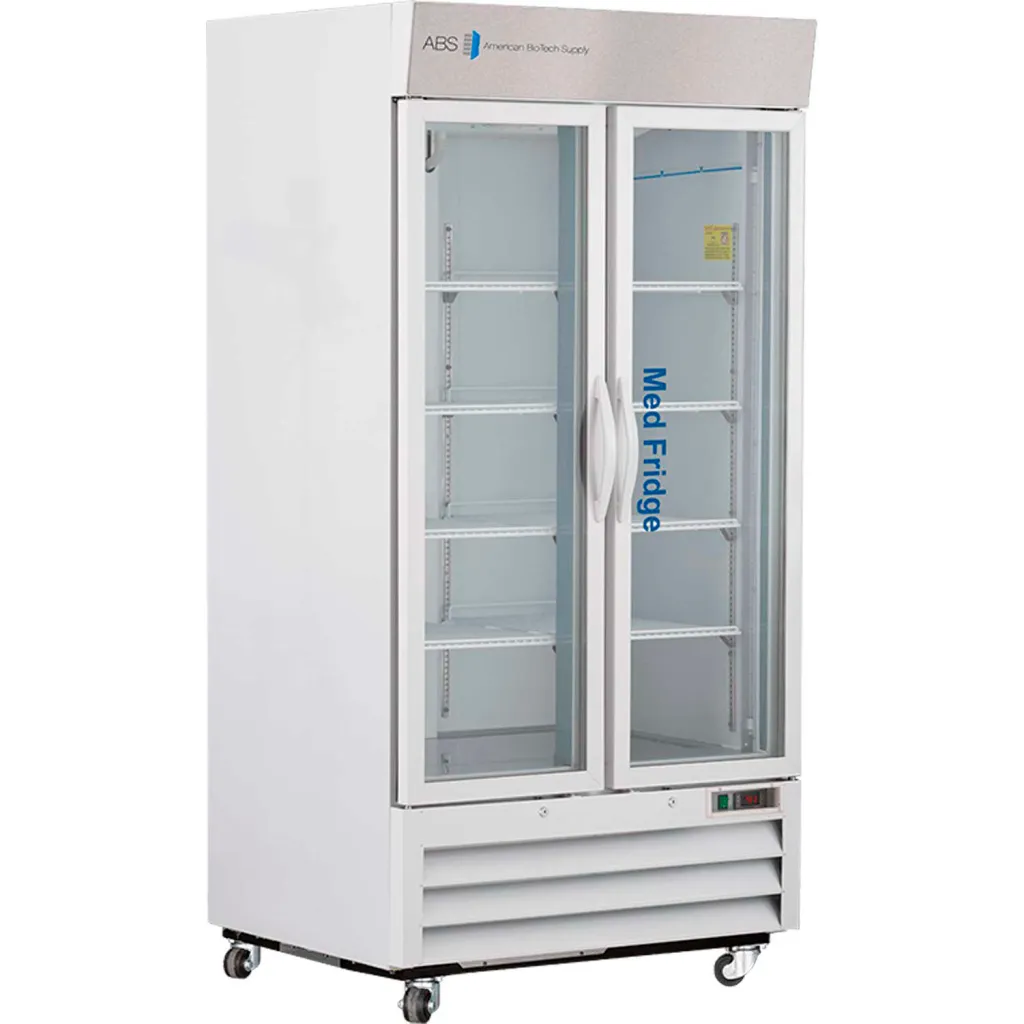 American Biotech Supply Standard Pharmacy/vaccine Refrigerator, 36 Cu. Ft., Swing Glass Door