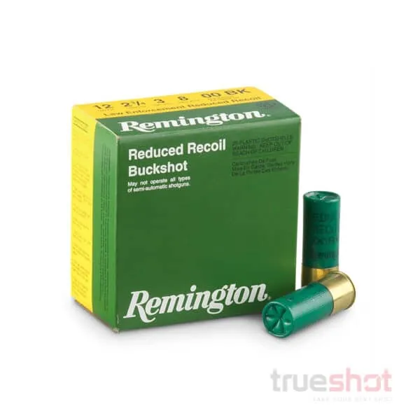 Remington Le Reduced Coil 12 Gauge #00 Buck Shot 3.0" 9 Oz. 1200 Fps