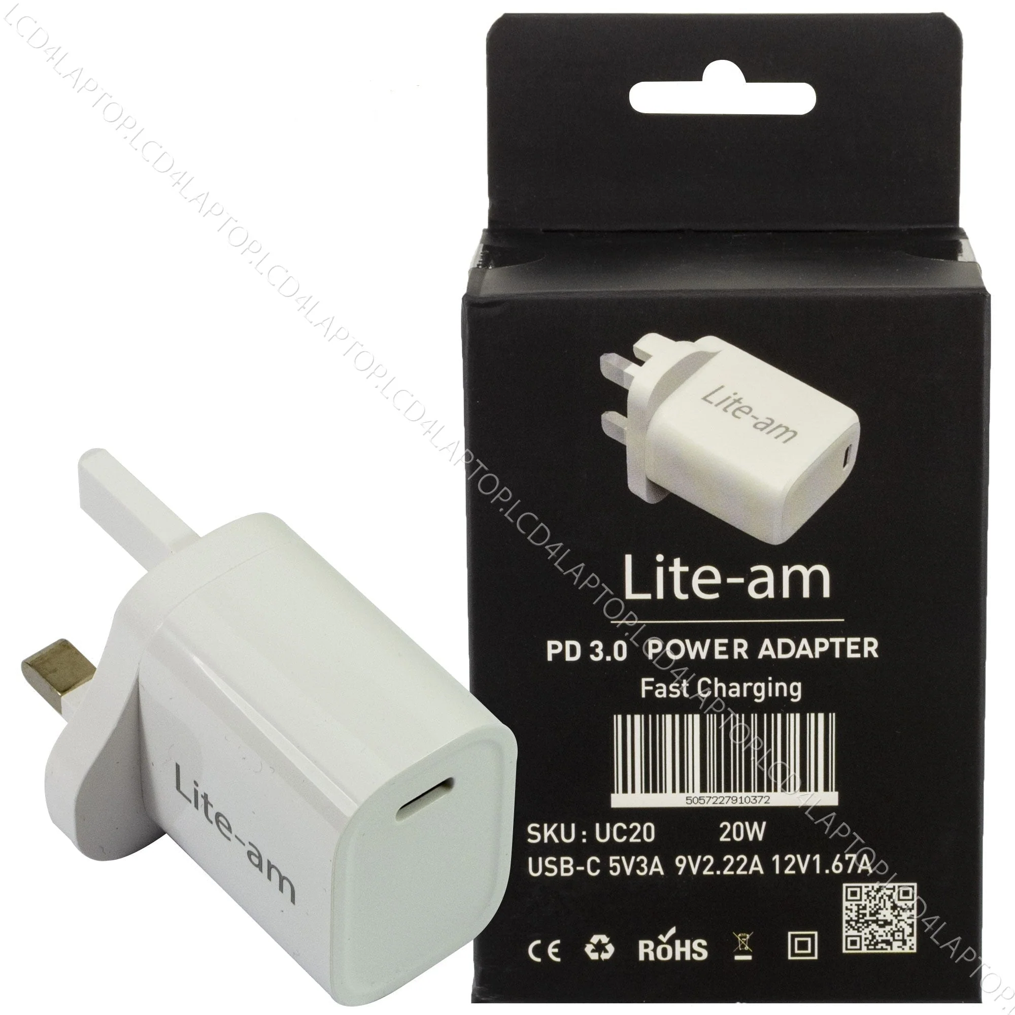 For Apple Watch Series 1 Usb C 20w Power Ac Adapter Charger