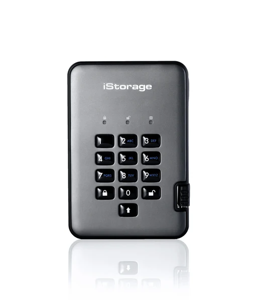 Istorage Diskashur Pro2 - Encrypted External Solid State Drive In Grey - 128 Gb