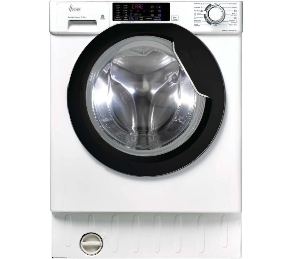 Hoover H-wash & Dry 300 Pro Hbds 4854dmb5-80 Integrated 8 Kg Washer Dryer