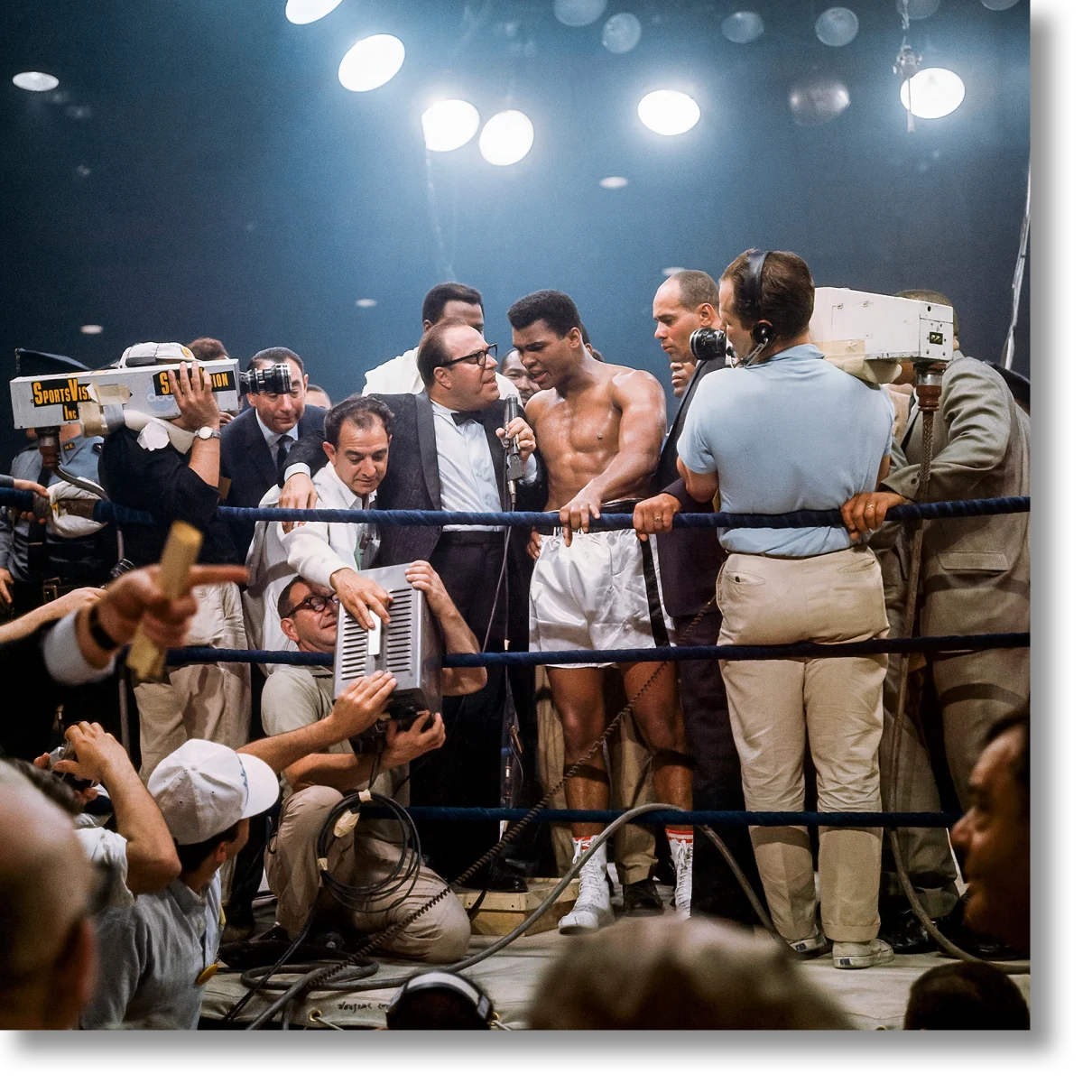 Neil Leifer Homage To Ali ‘ali Victorious, Ali Vs. Liston Ii, 1965’