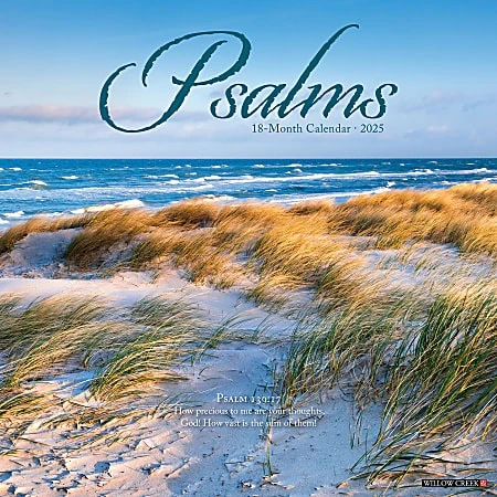 2025 Willow Creek Press Wall Calendar, 12” X 12”, Psalms, January 2025 To December 2025, 44544