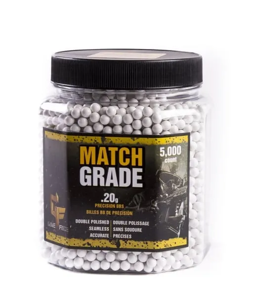 Crosman Match Grade (white) 6mm, .20 Gram, 5,000 Count