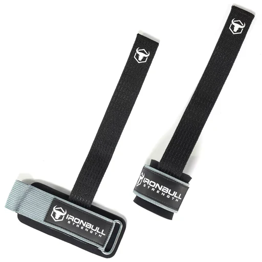Padded Wrist Lifting Straps - Gray