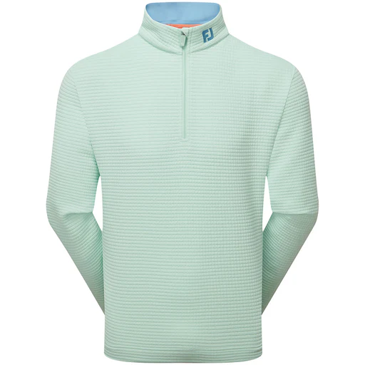 Footjoy Quilt Texture Chill-out Pullover - Pistachio