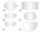 Sas Safety 1400-95 Peel-off Lens Covers For Fullface Respirators - 25 Pc.