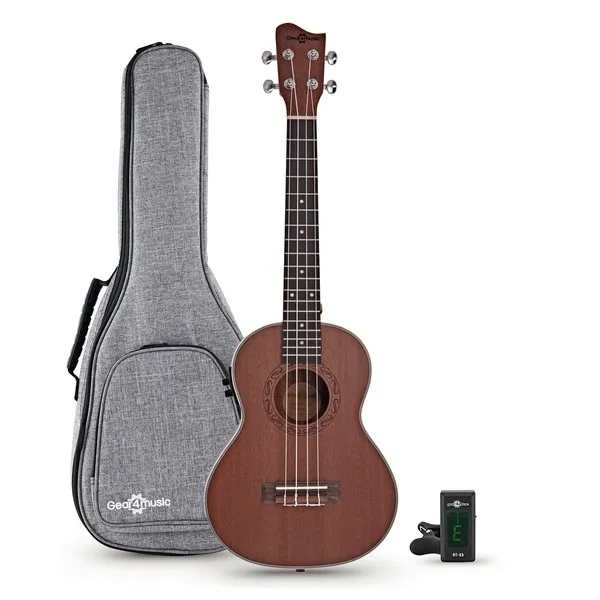 Sapele Tenor Electro-ukulele Pack