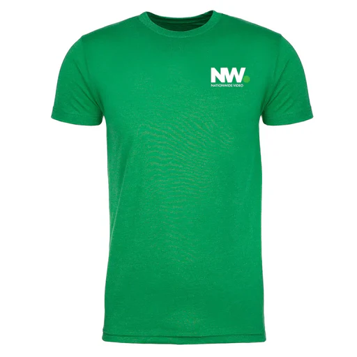 Nationwide Video With Text Embroidered Unisex T-shirt - Green/small