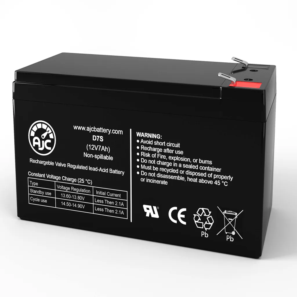 Ajc Leoch Lp12-6.5 Sealed Lead Acid Replacement Battery 7ah 12v F1