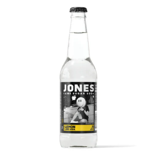 Jones Lemon Lime Soda - 24-bottles