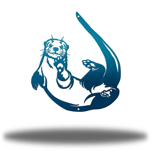 Otter - 8"/teal/no