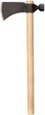 Riflemans Hawk 3.50 In Blade 1055 Carbon Steel Blade American Hickory Handle 22 In Long Tomahawk