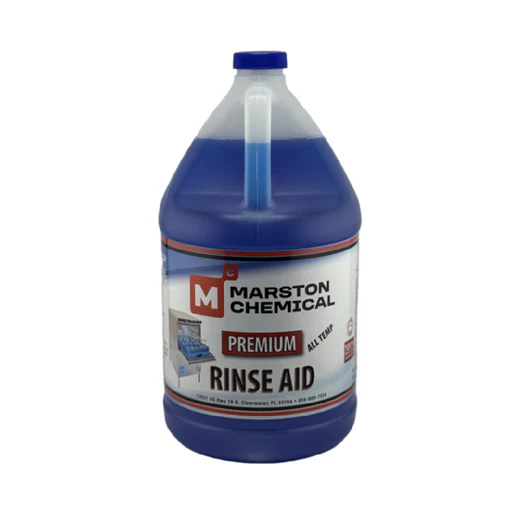 Marston Chemical 300178 Premium Rinse Aid 1 Gallon Prevents Spots On Glassware
