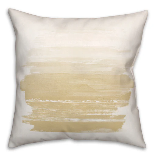 Gradient Strokes Indoor / Outdoor Throw Pillow - Yellow/20x20