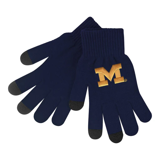 Michigan Wolverines Midweight Gloves