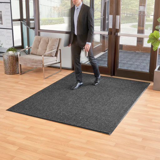 Premiere Brush Dry® Mats # Charcoal, 4' X 46'