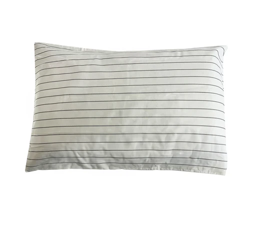 Organic Stripes And Checks Luxury Sateen Pillowcase Set - Queen (20"x 30")/stripes