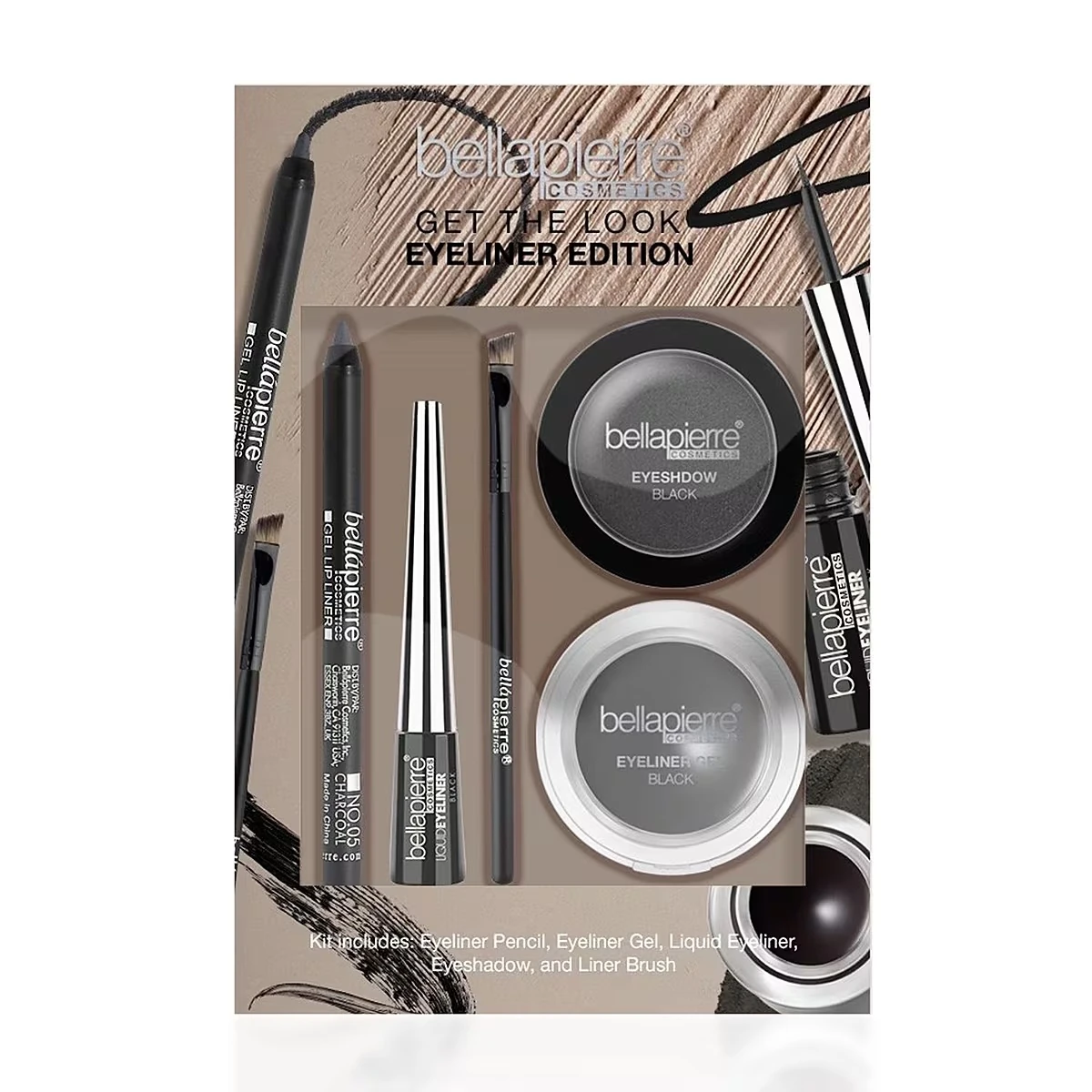 Bellapierre Get The Look Eye 5 Pc Eyeliner Edition Kit