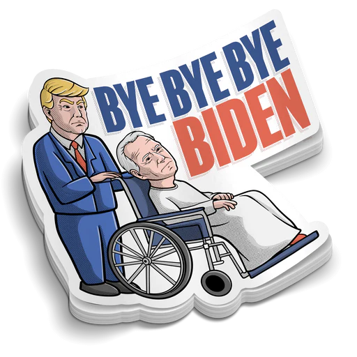 Bye Bye Bye - Hard Hat Decal - 20 Pack