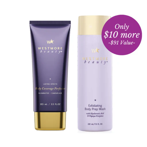 Body Coverage Perfector & Body Wash - Warm Radiance/exclusive Bundle