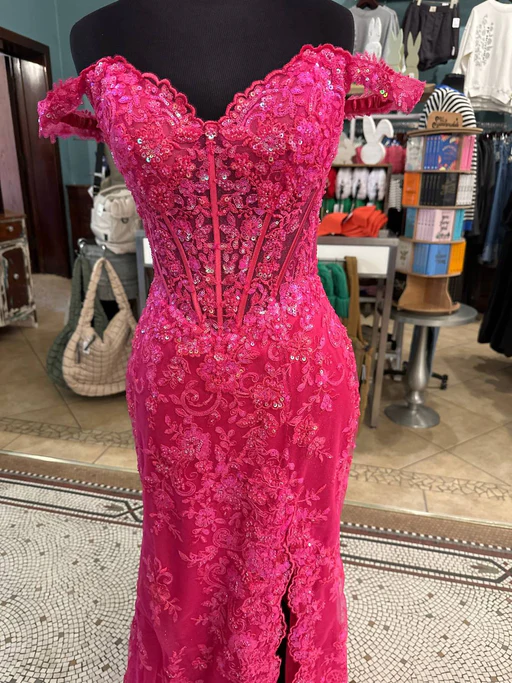Sherri Hill - Women's Off Shoulder Prom Dress