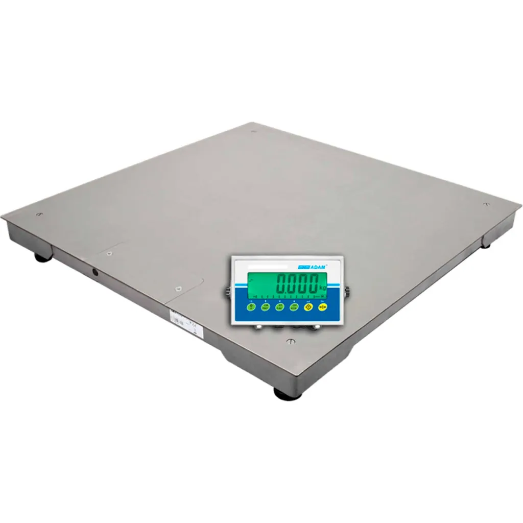 Adam Equipment Pt Series Stainless Steel Platform Scale With Lcd Indicator 4'x4' 10000lb X 2lb