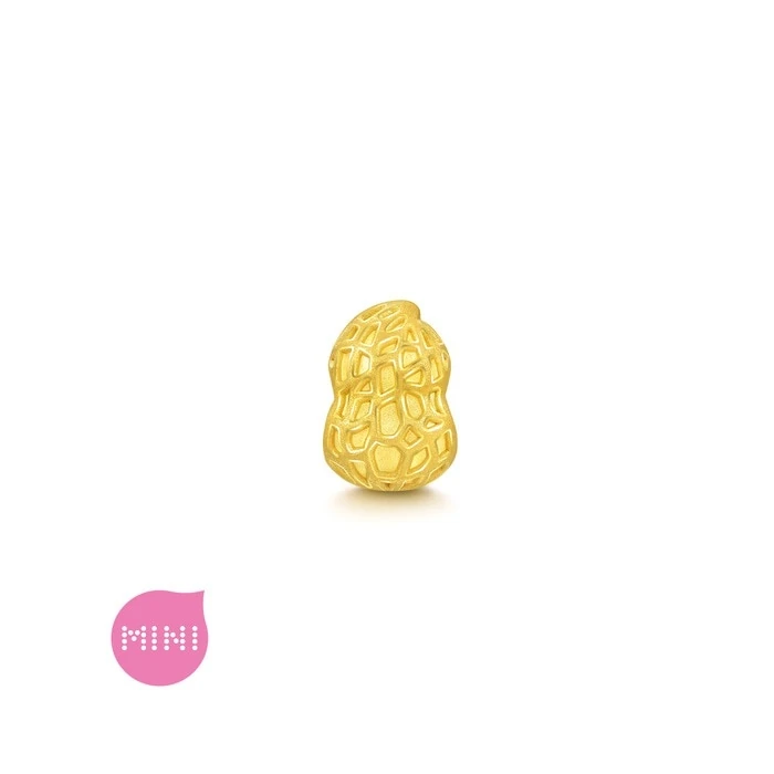 Charme - 'blessings' 999 Gold Peanut Charm