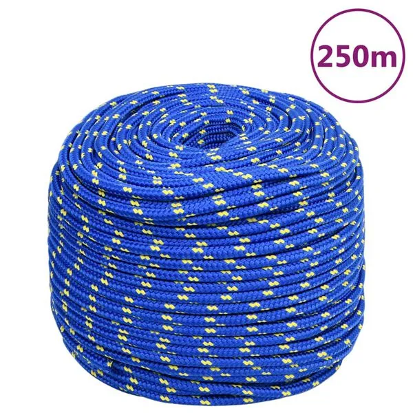 Vidaxl Boat Rope Blue 6 Mm 250 M Polypropylene