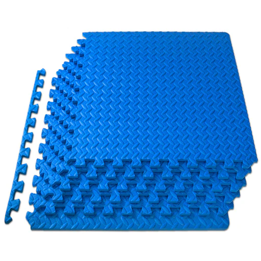 Diamond Plate Exercise Puzzle Mat 1/2-in - 144 Sq Ft - 36 Tiles