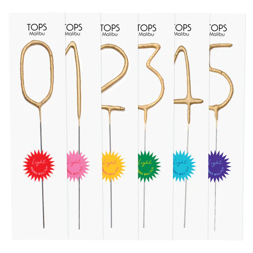 Big Golden Sparkler Wand Number 7