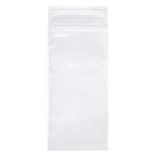 Ldpe Clear Zip Bags 2" X 6" 100 Pack