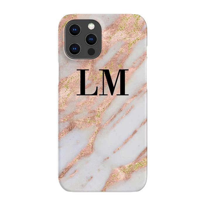 Personalised Aprilia Marble Initials Phone Case - Standard Case/samsung S24 Plus