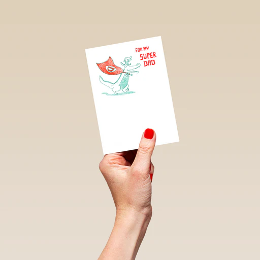Personalised Super Daddy Card - Standard