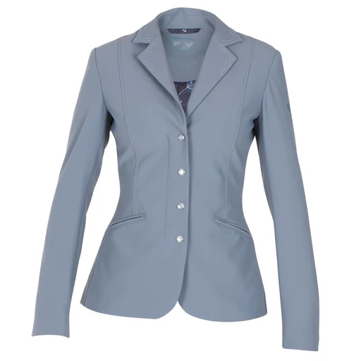 Shires Aubrion Ladies Wellington Show Jacket - Storm Grey/38"