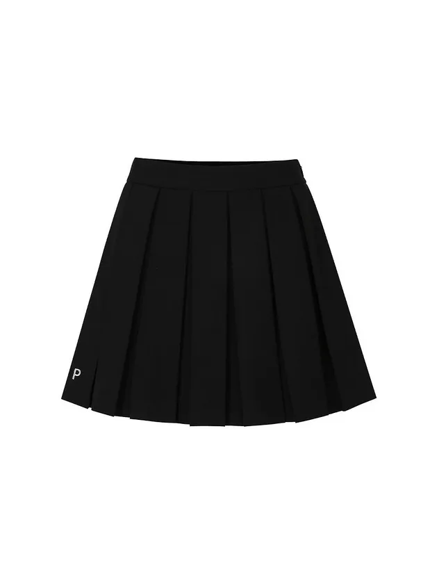 Inverted Pleat Skirt W/inner Pants Golf [black]