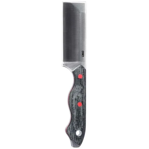 Crkt Razel Fixed Fixed Blade Edc Knife - Black & Red