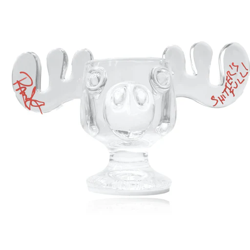 Randy Quaid Autographed Christmas Vacation Moose Mug Inscribed "full" Jsa Coa